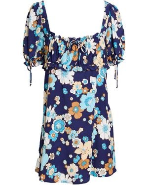 For Love & Lemons Mini Dress - Blue