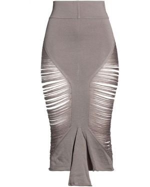 Rick Owens Midi Skirts - Grey