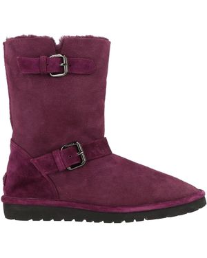 Le Silla Mauve Ankle Boots Leather - Purple
