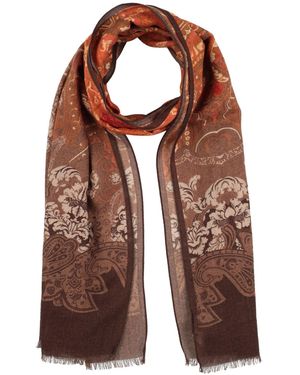 Malo Scarf Wool - Brown