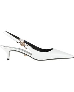 Versace Court Shoes Calfskin - White