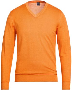 Fedeli Jumper Merino Wool - Orange