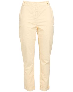 Manila Grace Trousers Cotton, Elastane - Natural