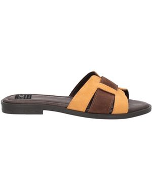 Islo Isabella Lorusso Marigold Sandals Leather - Brown