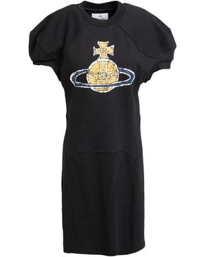 Vivienne Westwood Mini Dress Cotton, Elastane - Black