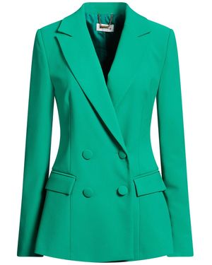 Rebel Queen Emerald Blazer Polyester, Elastane - Green