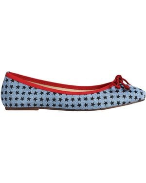 BALLERETTE Colonna Ballet Flats Textile Fibers - Blue