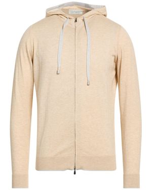 FILIPPO DE LAURENTIIS Sand Cardigan Cotton, Cashmere - Natural