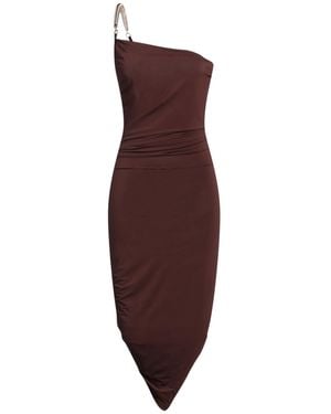 SIMONA CORSELLINI Mini Dress Viscose, Elastane - Purple