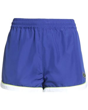 MSGM Active Shorts & Bermuda Shorts Polyester - Blue