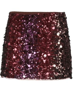 Patrizia Pepe Mini Skirt - Purple