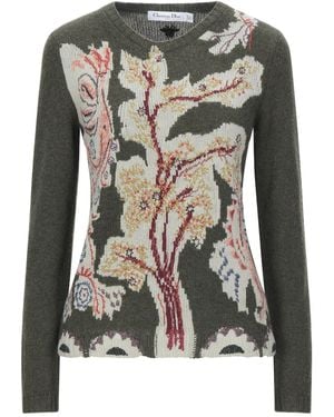 Dior Military Sweater Cashmere, Cotton - Black