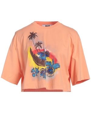 MSGM T-Shirt Cotton - Pink