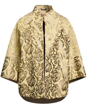 Cinzia Rocca Jacket Polyester, Acetate, Cotton - Natural