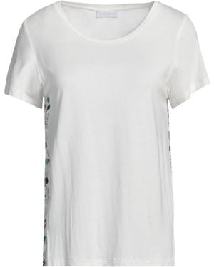 Diana Gallesi T-Shirt Viscose, Elastane, Cotton - White