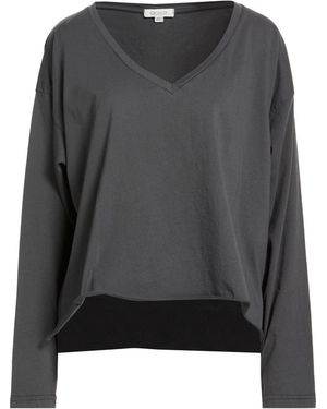 Crossley Charcoal T-Shirt Cotton - Gray