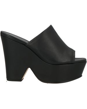 Victoria Beckham Sandals Leather - Black