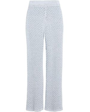 Eleventy Trousers Cotton, Linen, Polyester - White