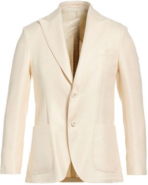 Lardini Ivory Blazer Silk - Natural