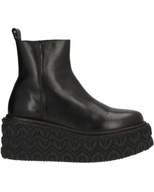 Patrizia Pepe Ankle Boots Leather - Black
