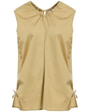Ballantyne Khaki Top Cotton - Natural