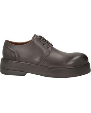 Marsèll Taupe Lace-Up Shoes Calfskin - Brown