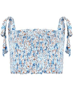 Poupette Top Viscose - Blue