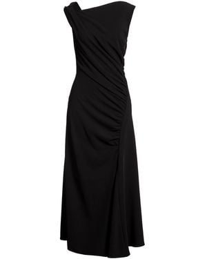 Imperial Maxi Dress Polyester, Elastane - Black