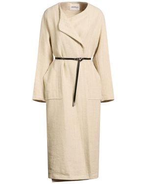 Ottod'Ame Coat Virgin Wool, Linen - Natural