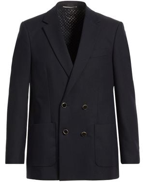 PT Torino Midnight Blazer Virgin Wool, Mohair Wool - Blue
