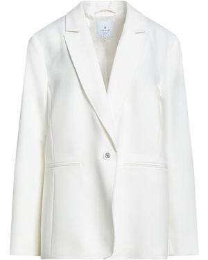 Xandres Blazer Recycled Polyester, Elastane - White