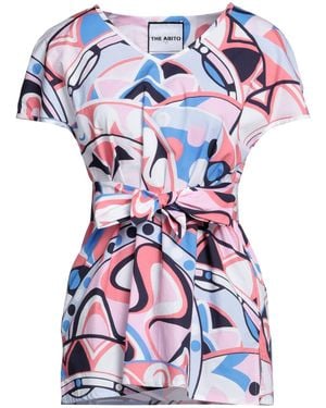 THE ABITO Milano Top Cotton, Elastane - Blue