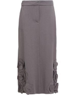 MEIMEIJ Midi Skirt - Gray