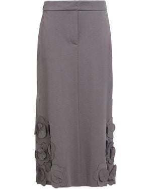 MEIMEIJ Midi Skirt - Gray