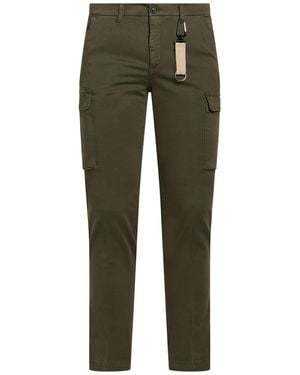 Manuel Ritz Pants Cotton, Elastane - Green
