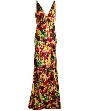 Saloni Maxi Dress - Metallic