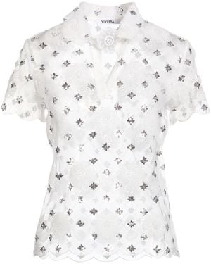 Vivetta Top Polyester - White