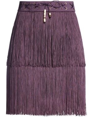 Elisabetta Franchi Mini Skirts - Purple