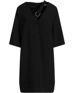 SIMONA CORSELLINI Mini Dress Polyester, Elastane - Black