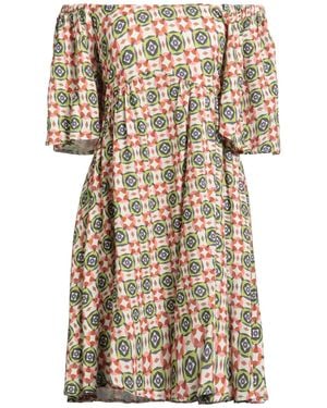 THE ABITO Milano Mini Dress Viscose - Natural