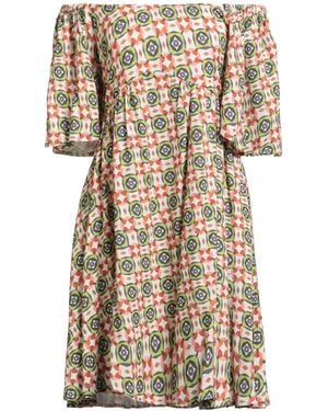 THE ABITO Milano Mini Dress Viscose - Natural