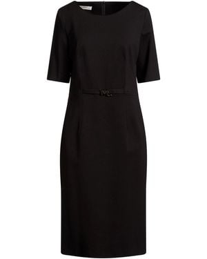 Manila Grace Midi Dress Viscose, Polyamide, Elastane - Black