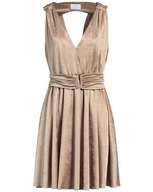 Nenette Sand Mini Dress Polyester - Natural