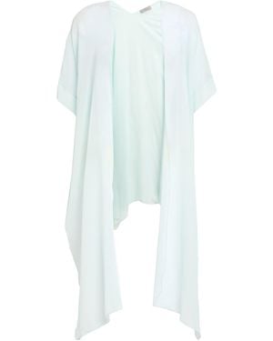 D.exterior Overcoat & Trench Coat Silk - Blue