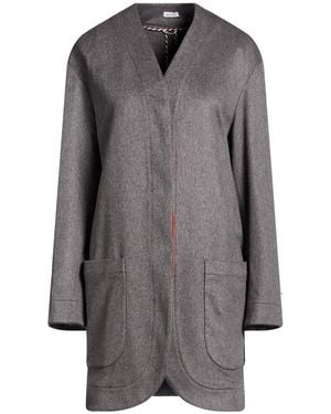 Thom Browne Coat Cashmere - Gray