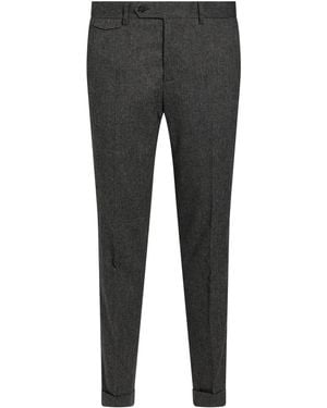 Paoloni Pants Virgin Wool, Viscose, Polyester, Elastane - Gray