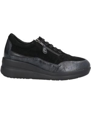 Cinzia Soft Sneakers Leather - Black