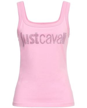 Just Cavalli Tank Top Cotton, Elastane - Pink
