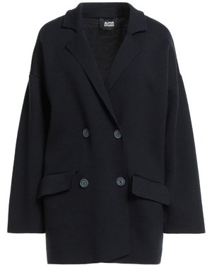 Alpha Studio Midnight Cardigan Wool - Blue