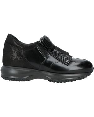 Hogan Loafers Leather - Black